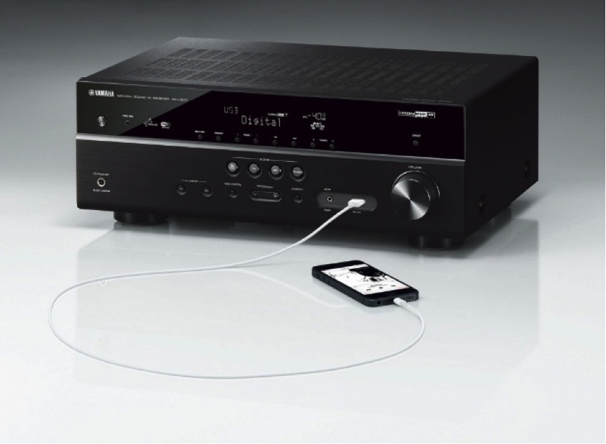 新款上市：RX-V577，雷火电竞7.2声道数码家庭影院收音扩音机 